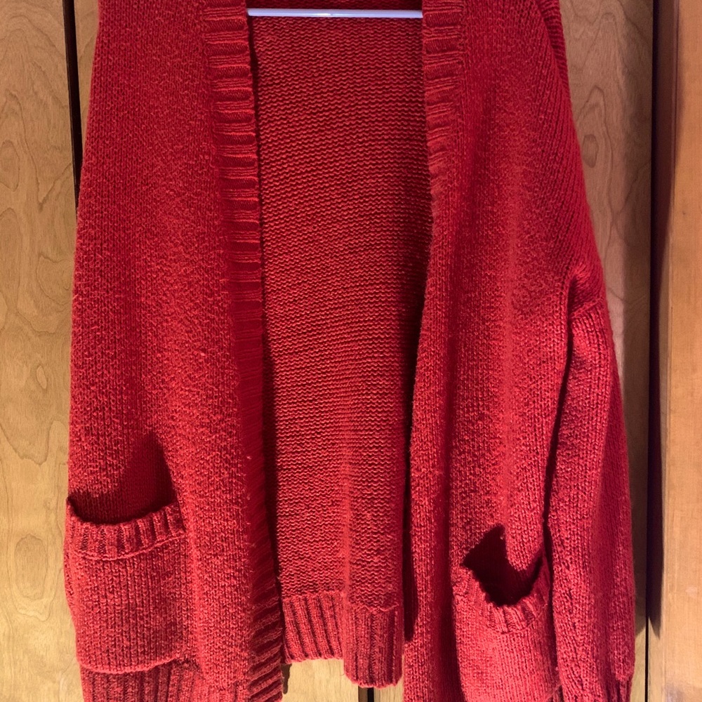 Orange Cardigan